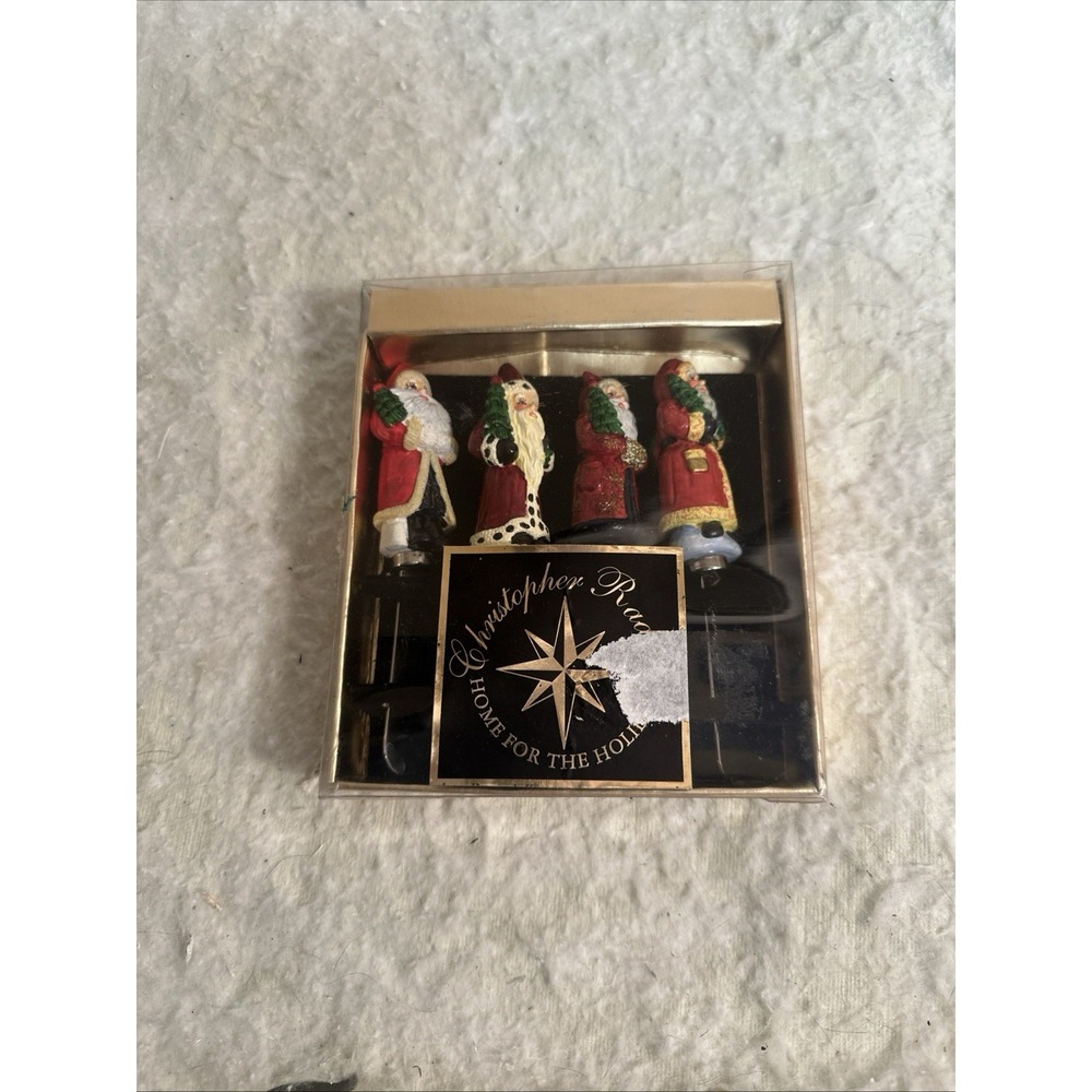 Christopher Radko Home For The Holidays Pate Knives Schaller Santa